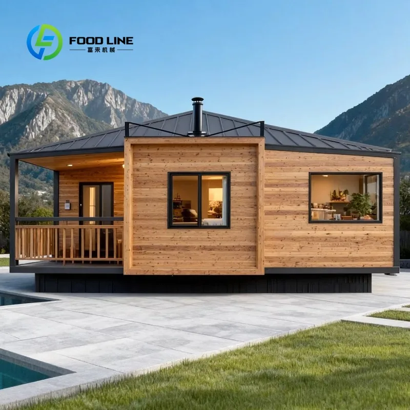 Premium Ventilated Expandable Container House 20ft 40ft Custom Prefabricated Villa for Venezuela Warranty With Remote Access