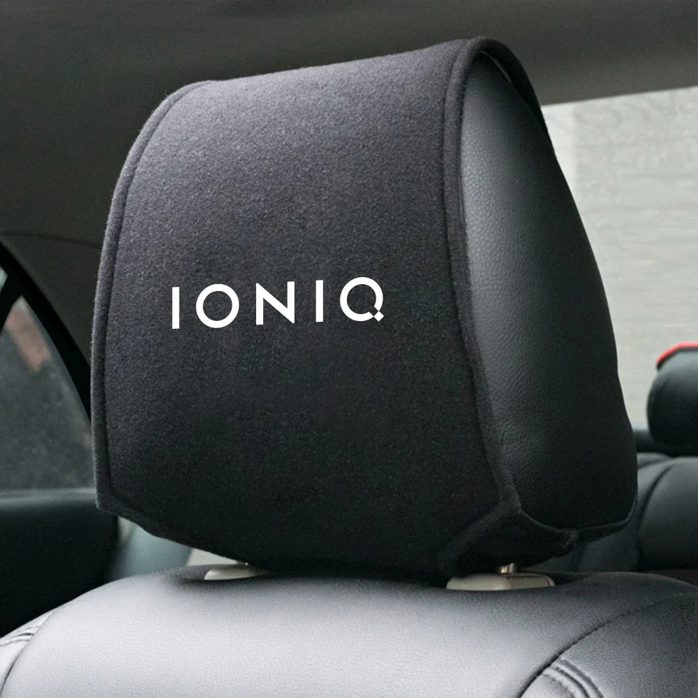 For Hyundai IONIQ 5 6 7 Car Seat Headrest Pillow Cover Auto Pillow Pad Styling Pillows Cover Interior Protective Accessories