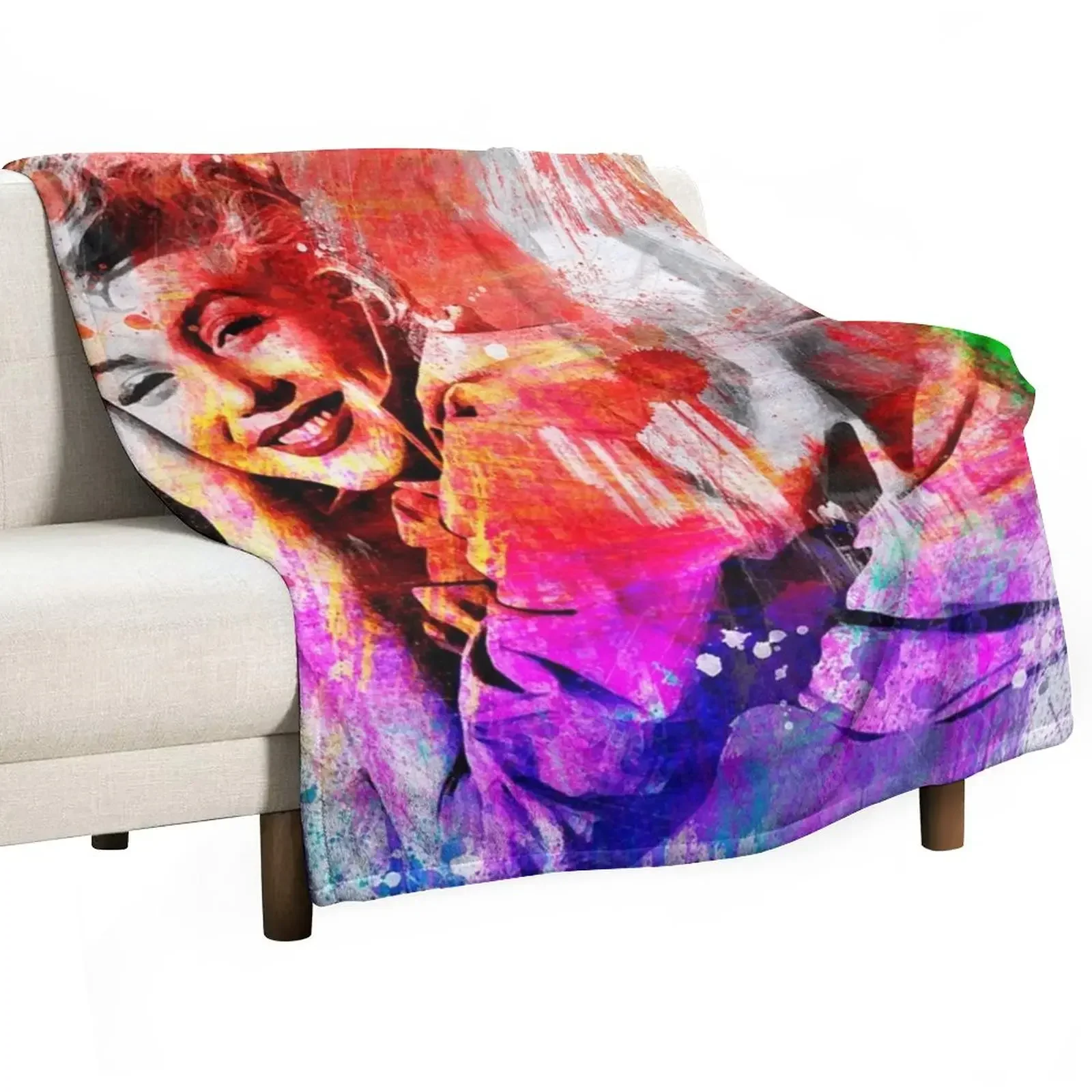 

Marilyn Monroe Throw Blanket blankets ands Flannels christmas gifts Blankets