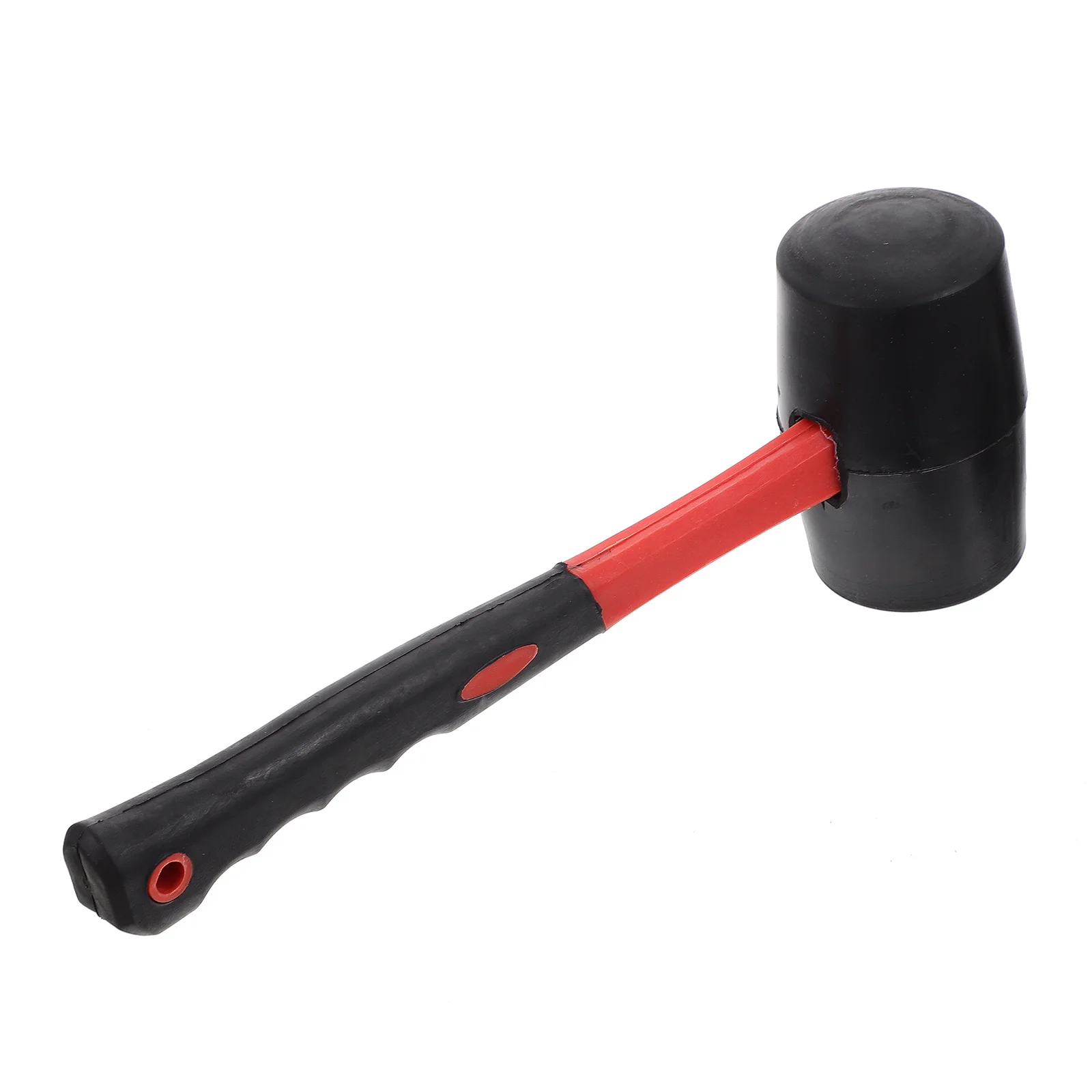

1pc Fiber Handle Rubber Hammer Anti-Slip For Flooring Jewelry Craft Installation Tool Double-Faced Head Mallet Hand Tool