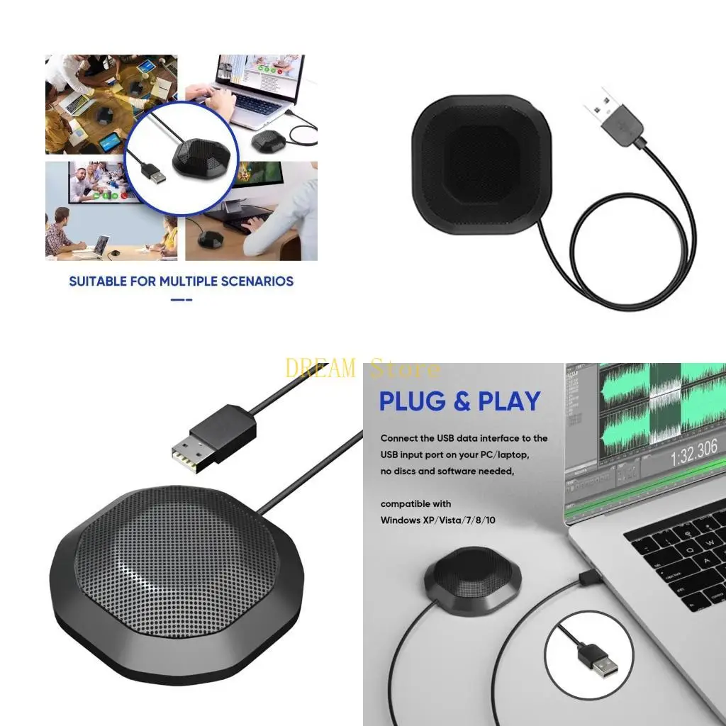 Dense USB Desktop Micr Touch Control Change Voice Seize Consistent Video Conferencing Software Metal ABS Housing best sale