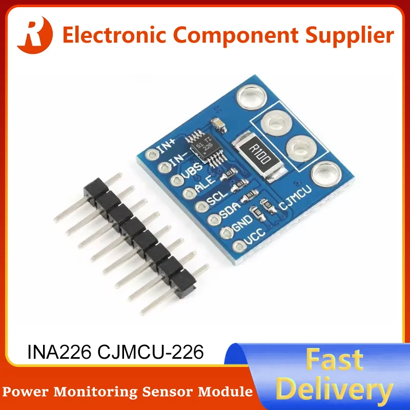 

5Pcs Brand New INA226 CJMCU-226 IIC I2C Interface Bi-directional Current / Power Monitoring Sensor Module For Arduino