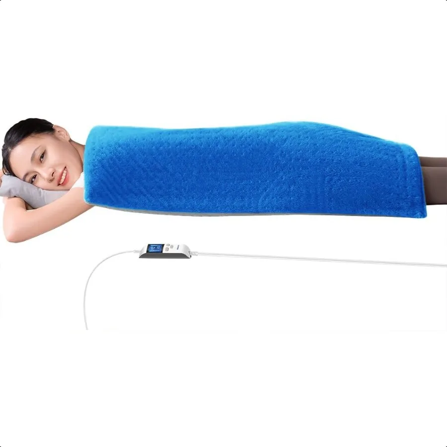 

Boncare 17x33 Очень большая грелка для облегчения боли в спине, судорог без автоматического отключения, 5 таймеров автоматического отключения, 6 нагревательных сокращений