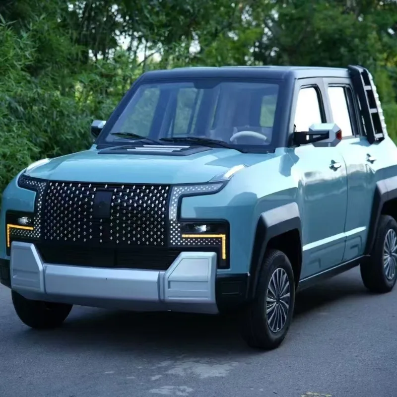 سكوتر الزيت والكهرباء ثنائي الغرض 2025 كهربائي جديد بأربع عجلات مغلق بالكامل