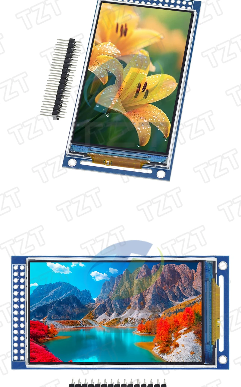 TZT 2,95 Zoll TFT LCD Modul 360x640 ST7701 SPI RGB Schnittstelle Displaybildschirm 3,3V 5V für Raspberry Pi – Detail 6