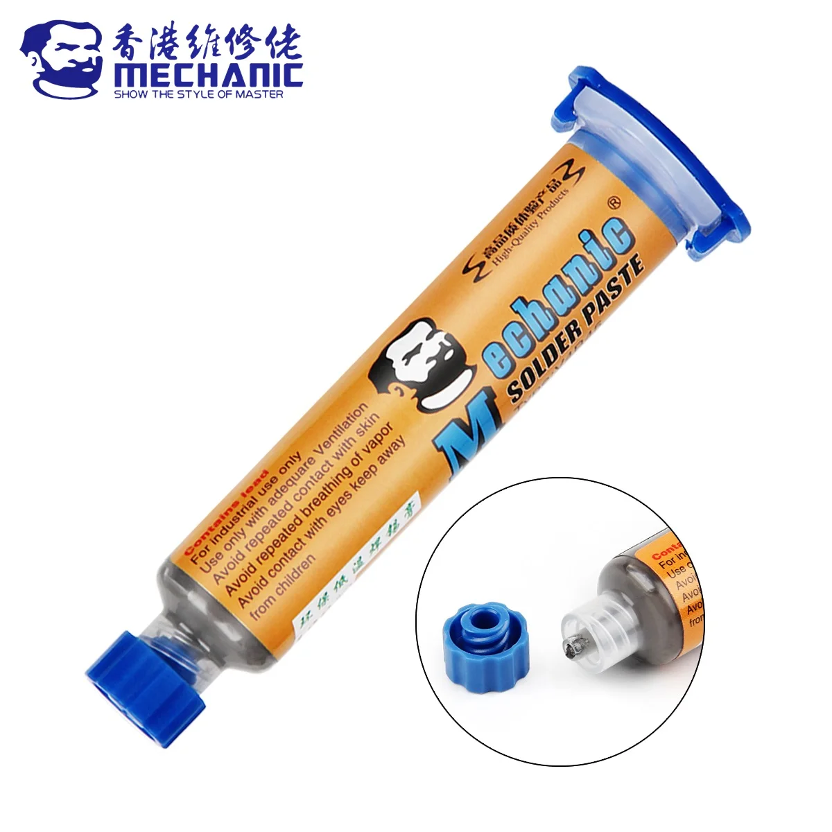 MECHANIC V4B45 Lead-Free Sn42/Bi58 Solder Paste 138℃ Melting Point Soldering Flux Welding Tin Paste for PCB BGA Board Repair