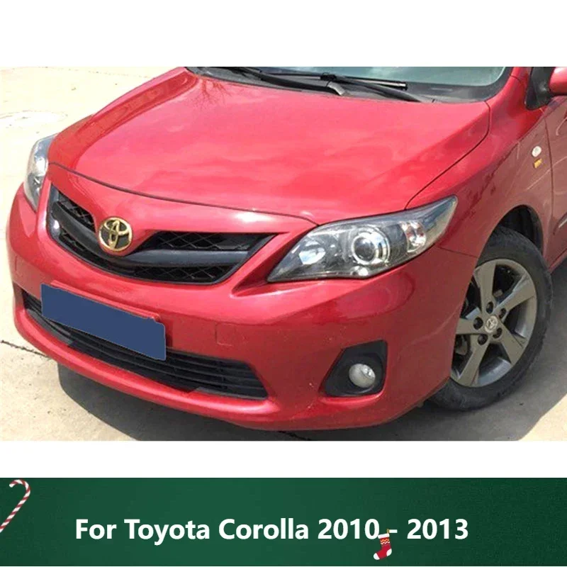 

New！ Racing Grills For Toyota Corolla 2010 - 2013 Bumper Mesh Front Grill Automobile Refitting Accessories