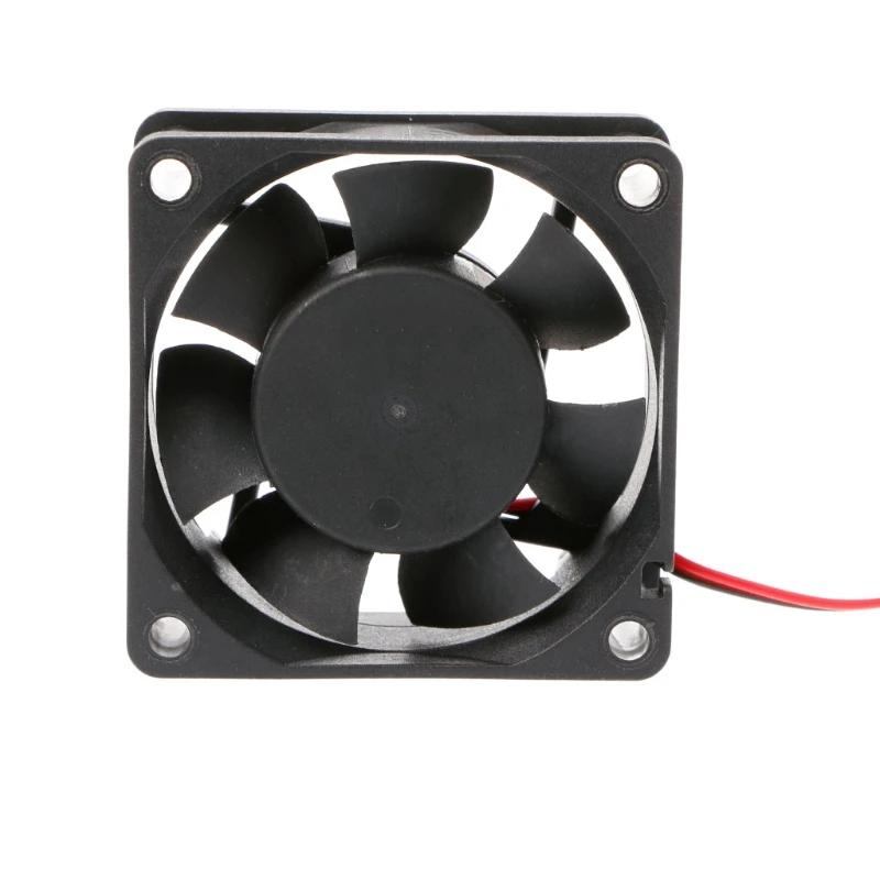 60x60x25mm wentylator 6025 12V 24V dla DC bezszczotkowy komputerowy wentylator chłodzący 3200RPM USB 2 Pin łożysko ślizgowe komputer stancjonarny do obudowy — zdjęcie 4