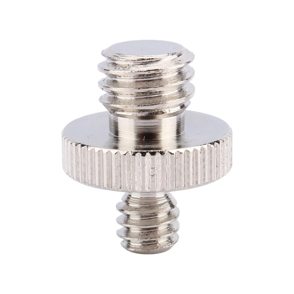 Adattatore per vite in metallo filettato maschio da 1/4 "maschio a 3/8" per supporto per treppiede per fotocamera DSLR SLR supporta accessori per fotocamere da 3/8 pollici