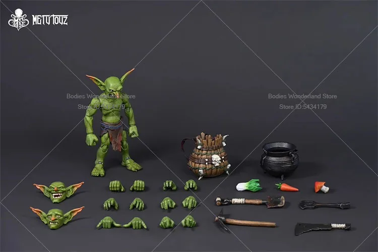 Originele Mety toyz 1/12 Schaal Soldaat Goblin Orc Goblin Exploratie Team Warrior 13CM Action Figure Pop Collectie