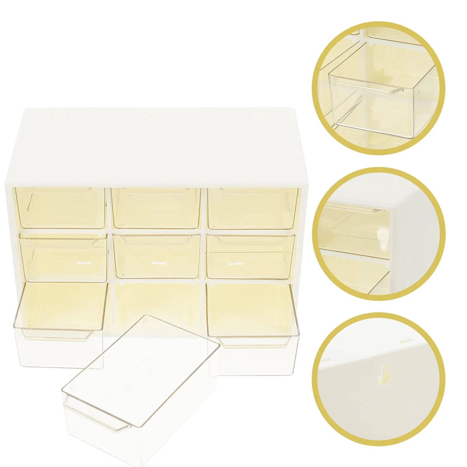 

Dustproof Drawer Style Storage Box Practical Holder Jewelry Organizer Bathroom Desktop Storage Container Multipurpose