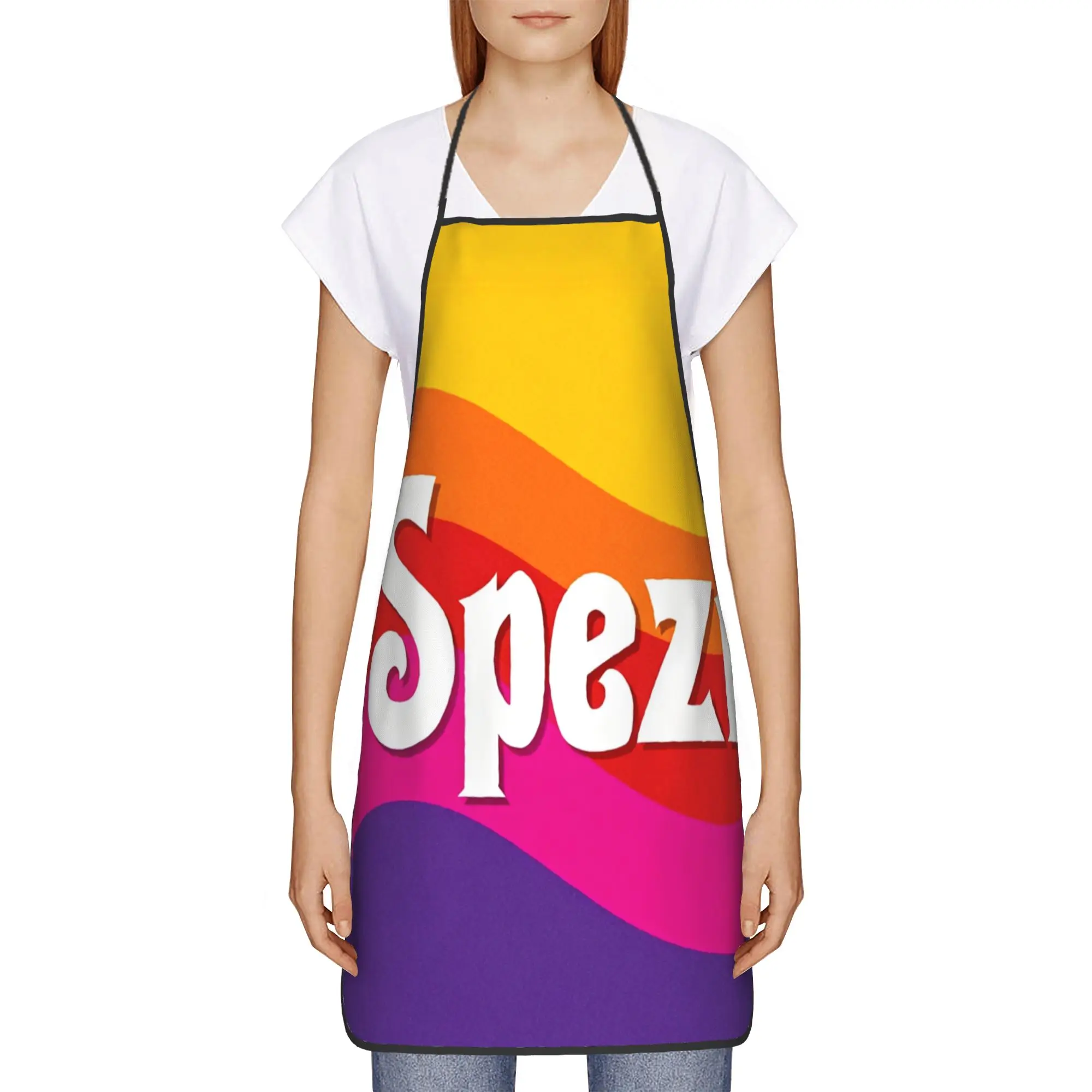 Paulaner S-spezi Apron  Custom Household Kitchen Accessories Barbecue Adult Aprons without Pocket