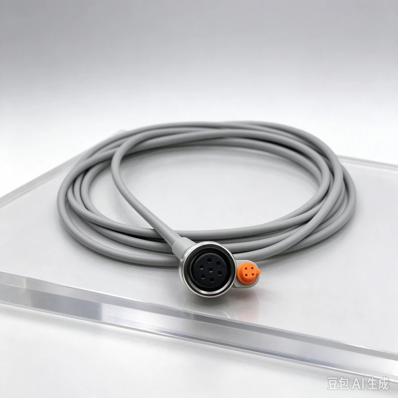 Suitable for Helen FABIAN Respirator Flow Sensor Cable, Replacement Connection Leadwire