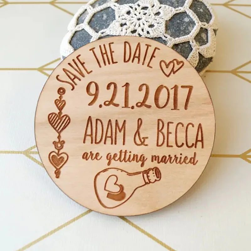 Personalized Fridge Magnet Baptism Favor Custom Refrigerator Magnet Wedding Invitation Souvenir Party Decoration Gift for Guest