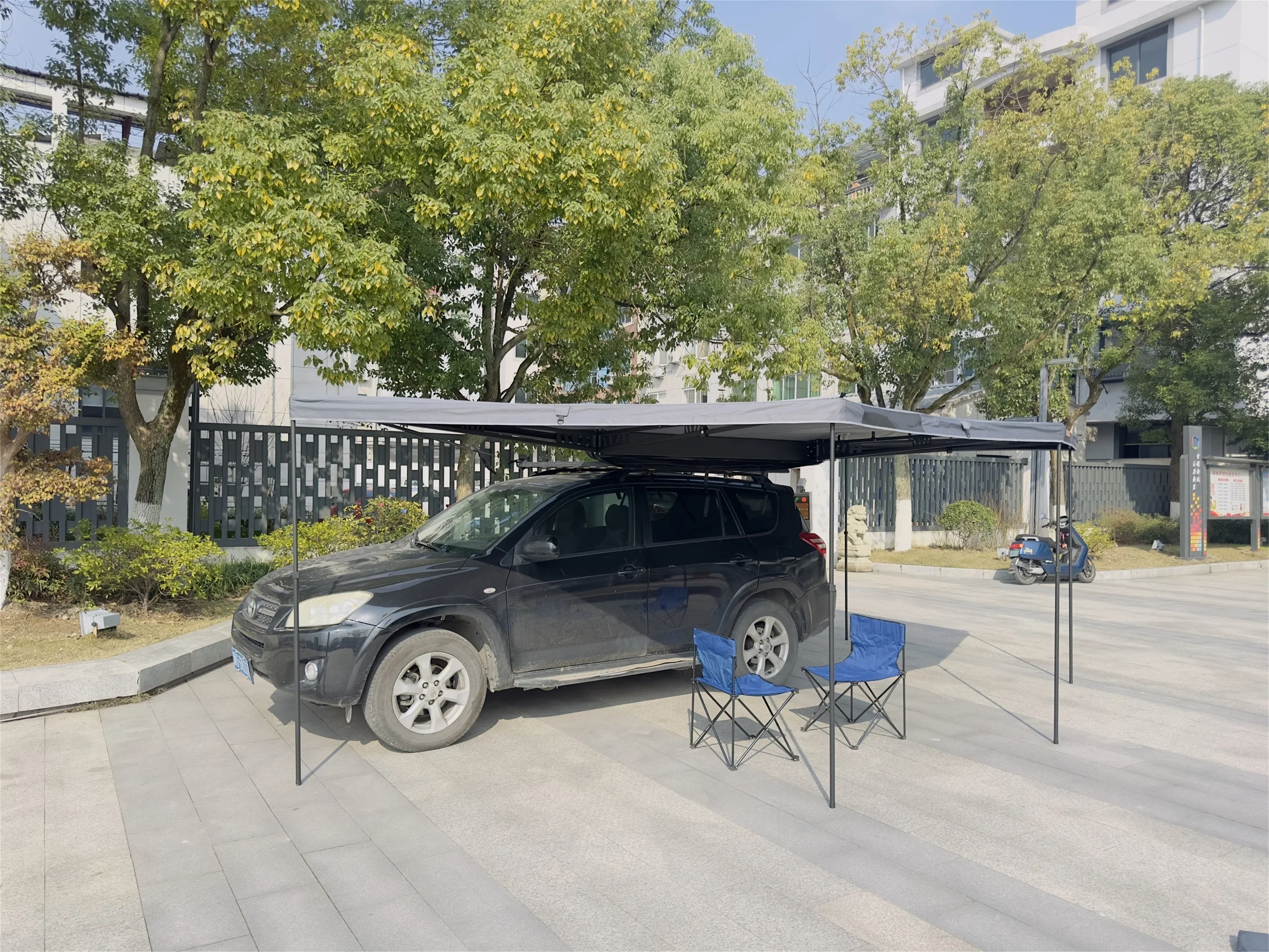 Led Awning 270 Car Side Awning With Side Walls Car Traveling Family Camp Car 270 Awning Walls Free Standing