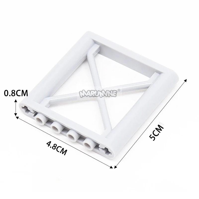 Marumine 20 قطعة MOC إطار دعم الطوب 1x6x5 العارضة مستطيلة 64448 نموذج تعليمي أطقم لتقوم بها بنفسك ألعاب أطفال تجميع الهدايا