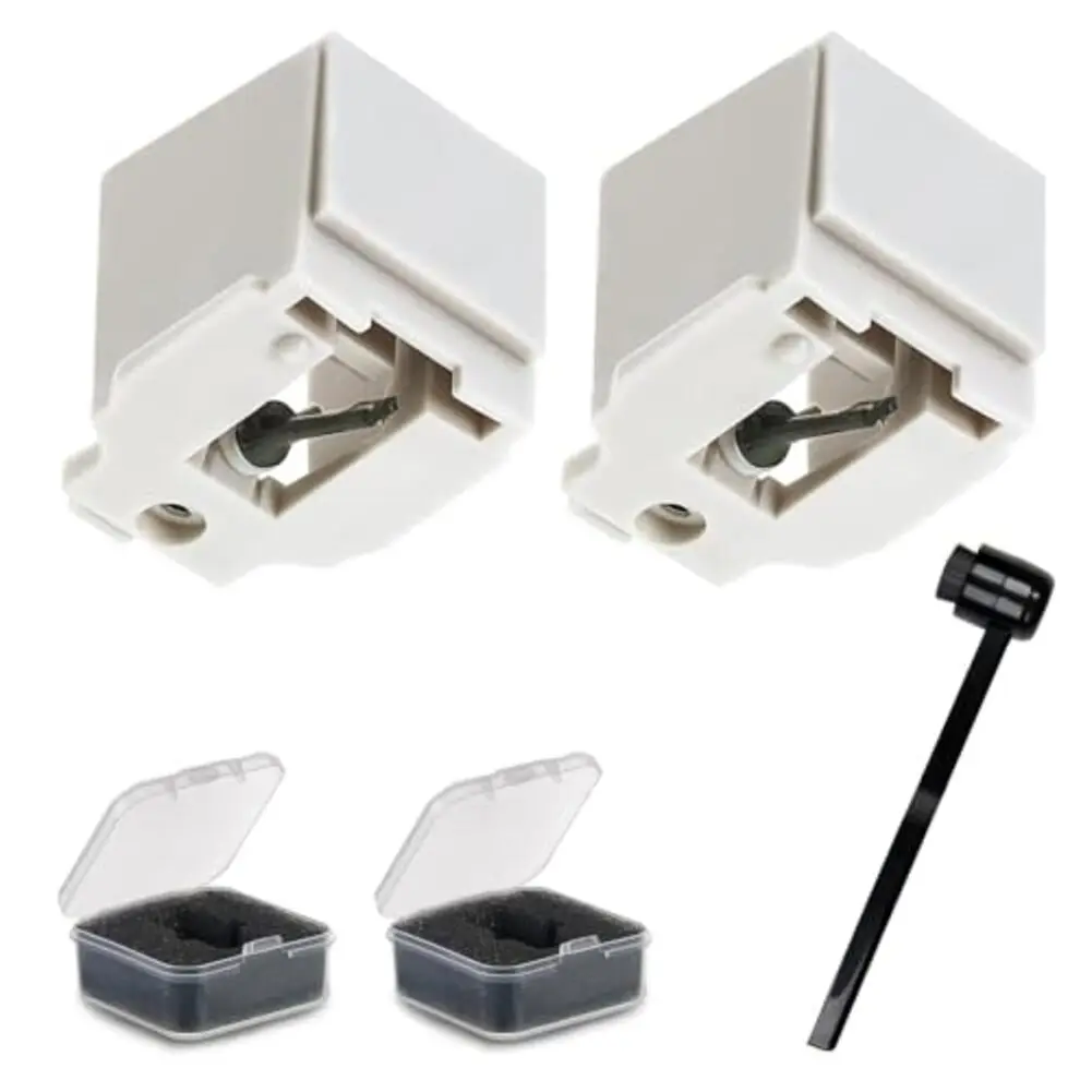 ATN3600L Replacement Needle For Audio-Technica AT-LP60X Turntable+Cleaning Brush Dynamic Magnetic Head Stylus
