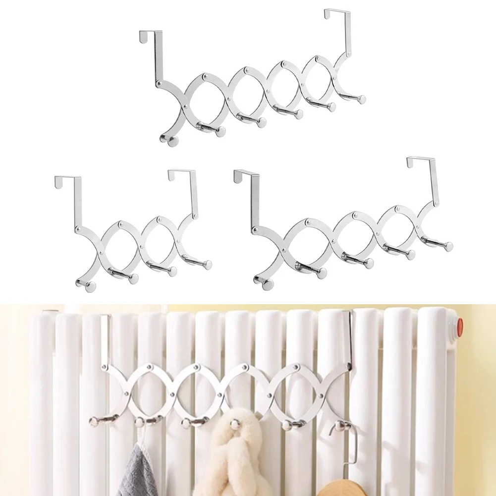 

Adjustable Clothes Hanger Stainless Steel Hook Radiator Drying Compact Storage Solution Elegant Home Decor For Clothes Drying