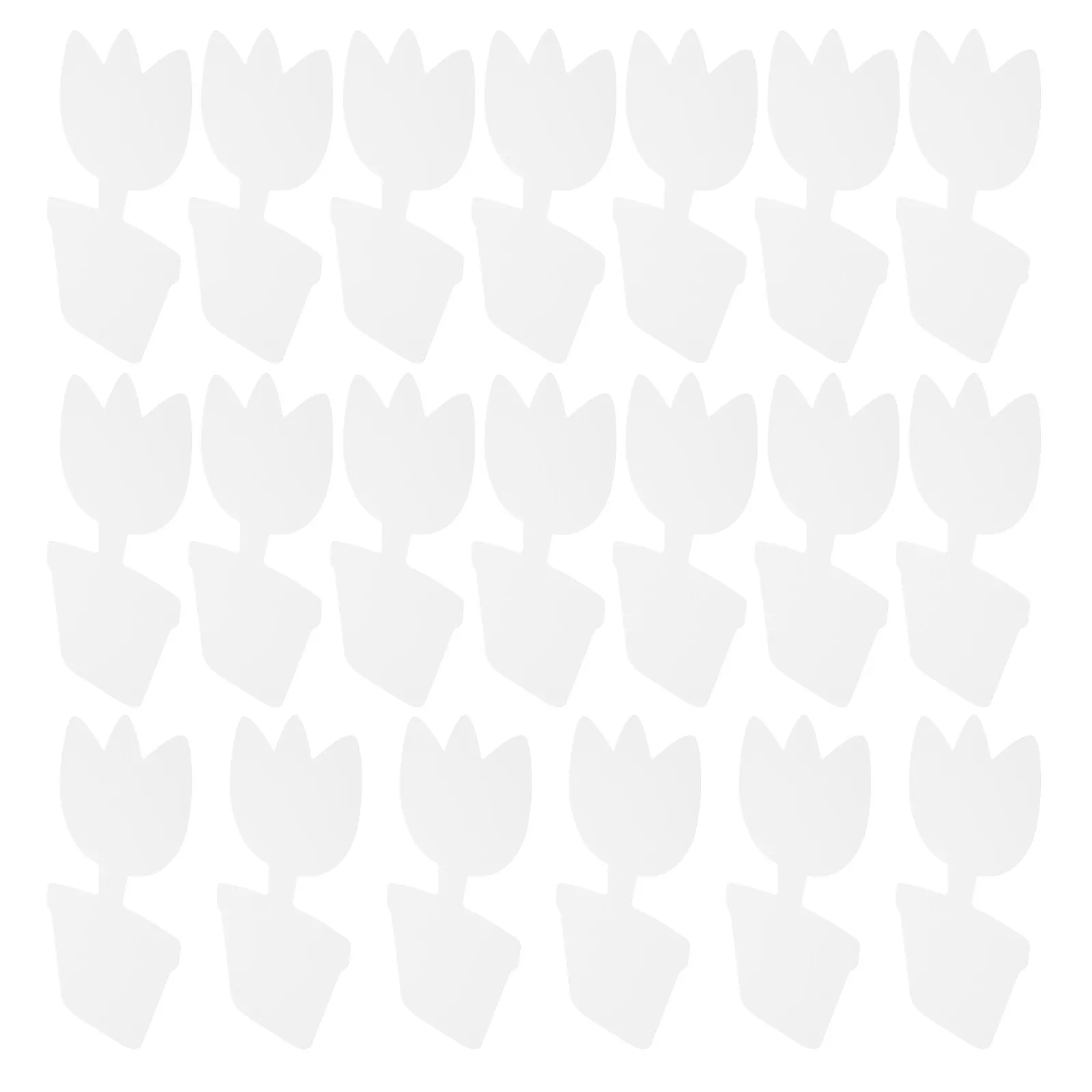 20Pcs DIY Unpainted Cardboard Flower Pot Cutouts Blank Bonsai Paper Decorations Coloring Painting Projects