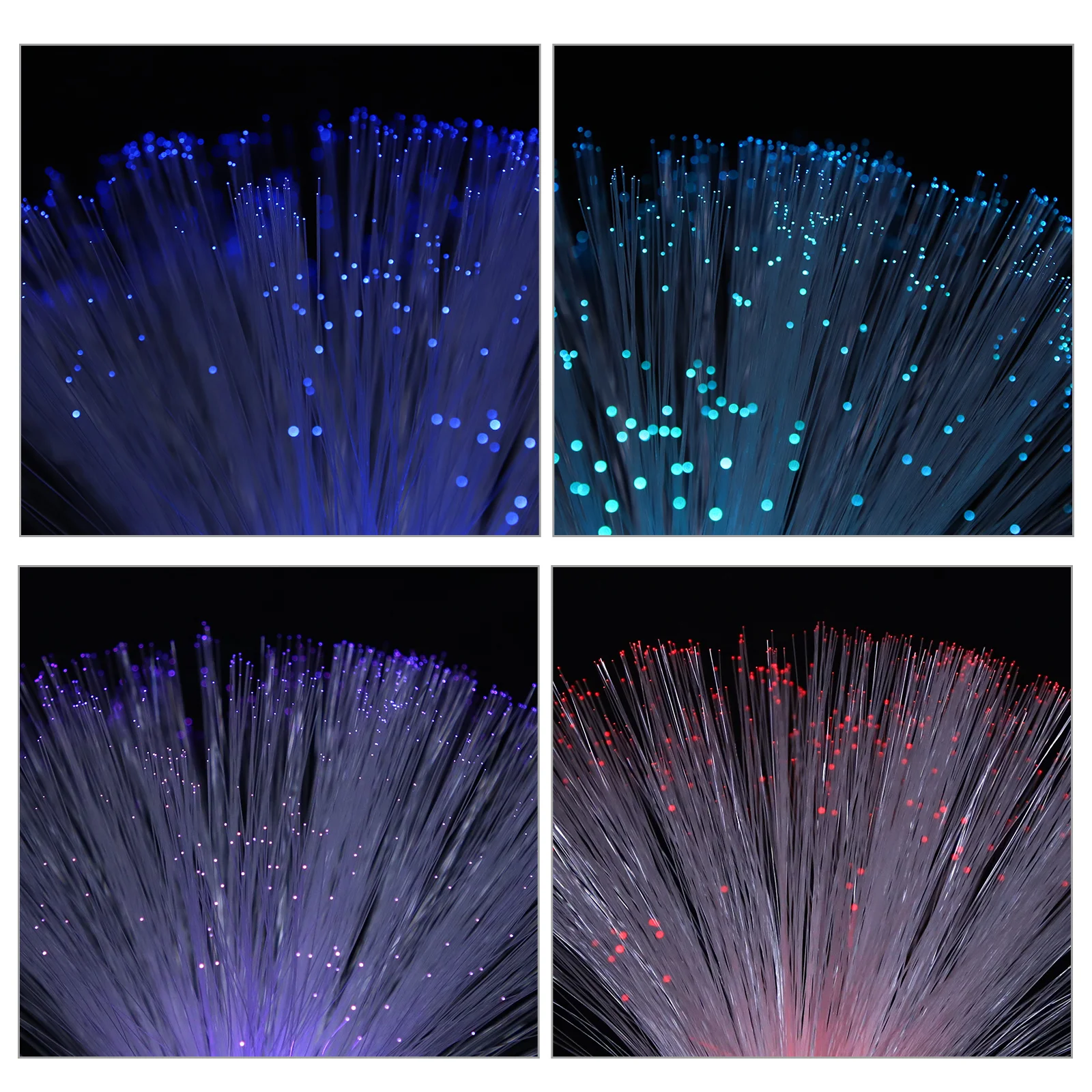 

Fiber Optic Light USB Powered Color Changing Novelty Lamp Calming Decorative Night Light Optic Lamp