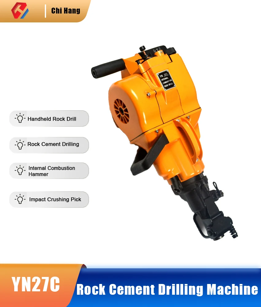 

YN27C Handheld Rock Drill Internal Combustion Hammer Rock Cement Drilling Machine Impact Crushing Pick