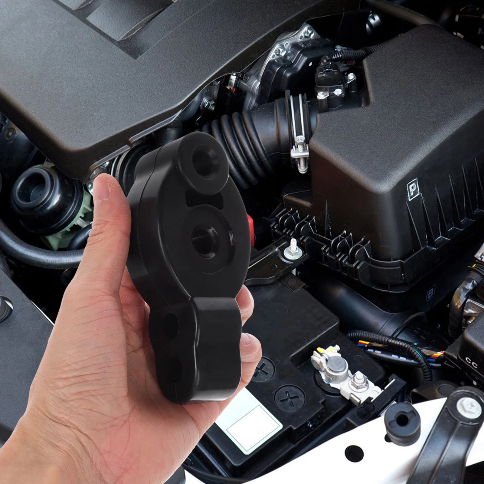 عالية القوة المطاط العادم الأنابيب شماعات العالمي امتصاص الصدمات قوس الحد من الضوضاء الخمار جبل السيارات العادم