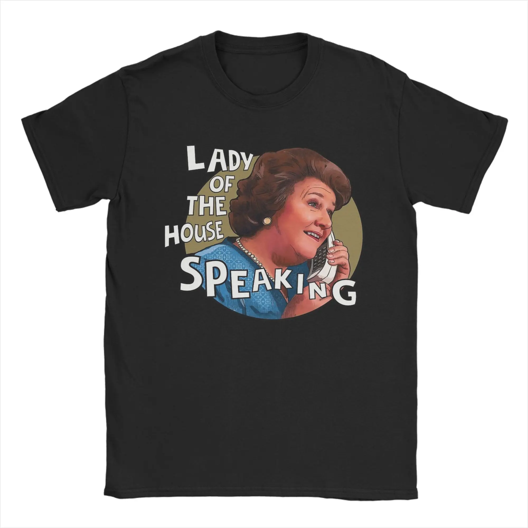 Hyacinth Bucket Keeping Up Appearances Men T Shirt  Unique Tee Shirt Short Sleeve Crew Neck T-Shirts Cotton Gift Idea Tops