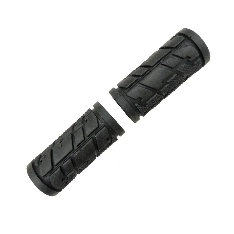 1 Pair Bike Handlebar Grips Bicycle Shift Short Texture Handlebar Cover 2.56in/65mm Half Rubber Short Handlebar Cover