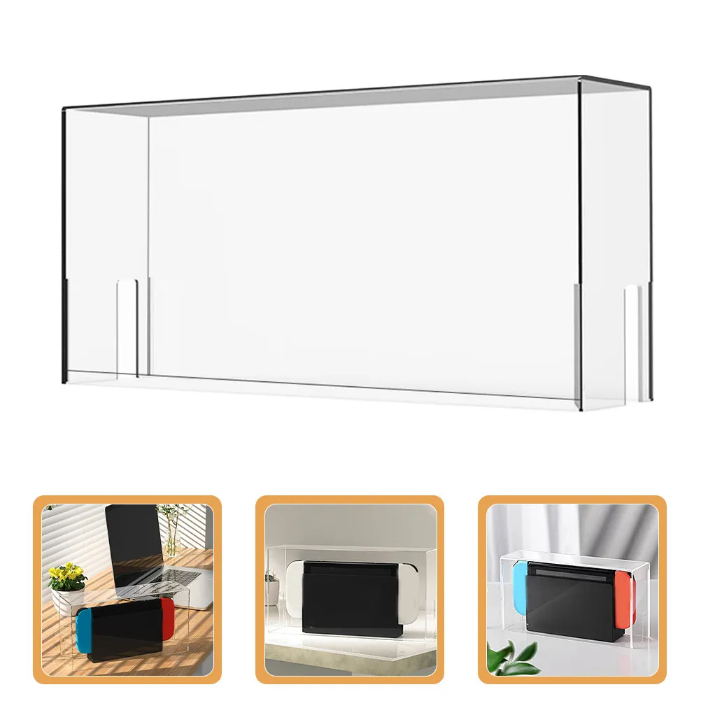 

Прозрачный защитный чехол для игровой приставки из акрила с вентиляционными отверстиями и легким доступом к проводам, защита от пыли