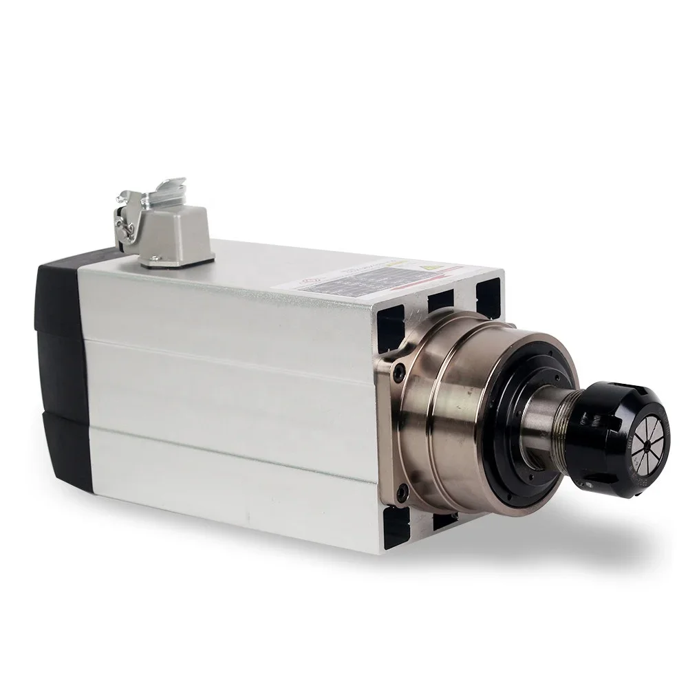 

3.5Kw square spindle motor ER25 380V AC air-cooled numerical control milling air-cooled spindle motor
