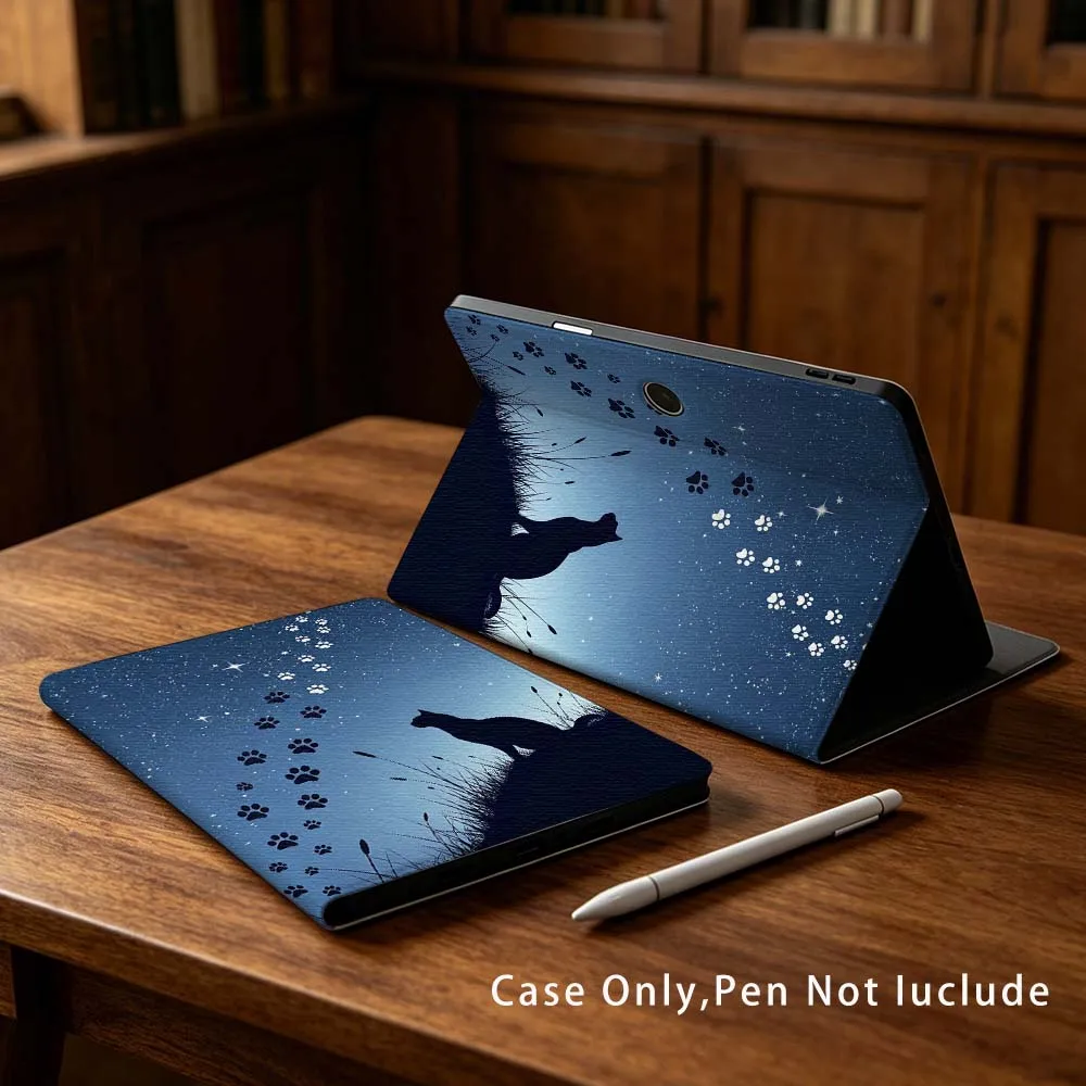 Animal Cat Side Face For OPPO VIVO IQOO OnePlus Realme Pad 3 Pro 13 12.1 11.4 11 inch Pen Tray Tablet Case Soft