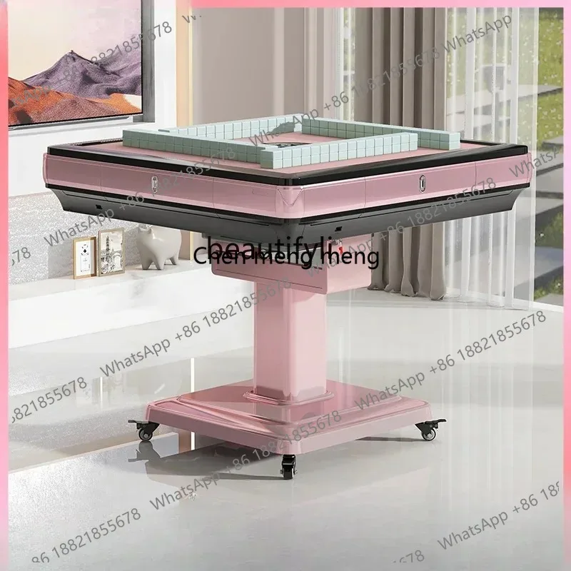 LHX26 ss 26 Modern Mahjong Machine Mahjong Table Automatic Household Electric Heating Cyclone Roller Coaster Machine Hemp
