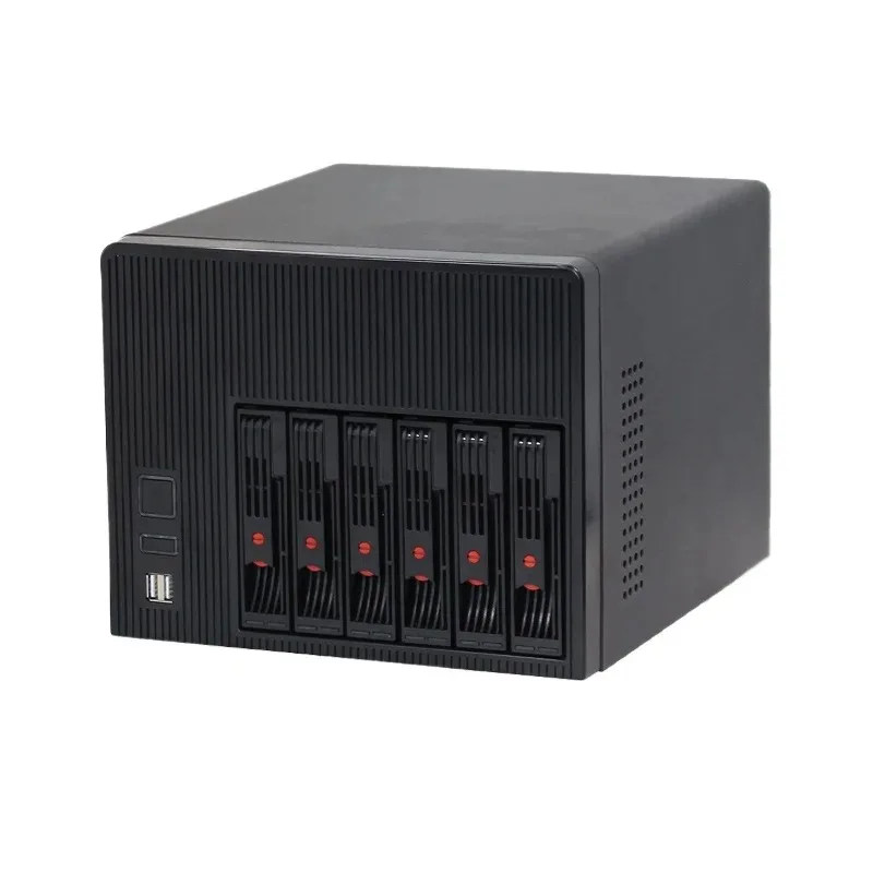 Server Chassis,4/6/8 Mini Home Storage, Support Hot-swappable Mini-ITX Main Board Chassis