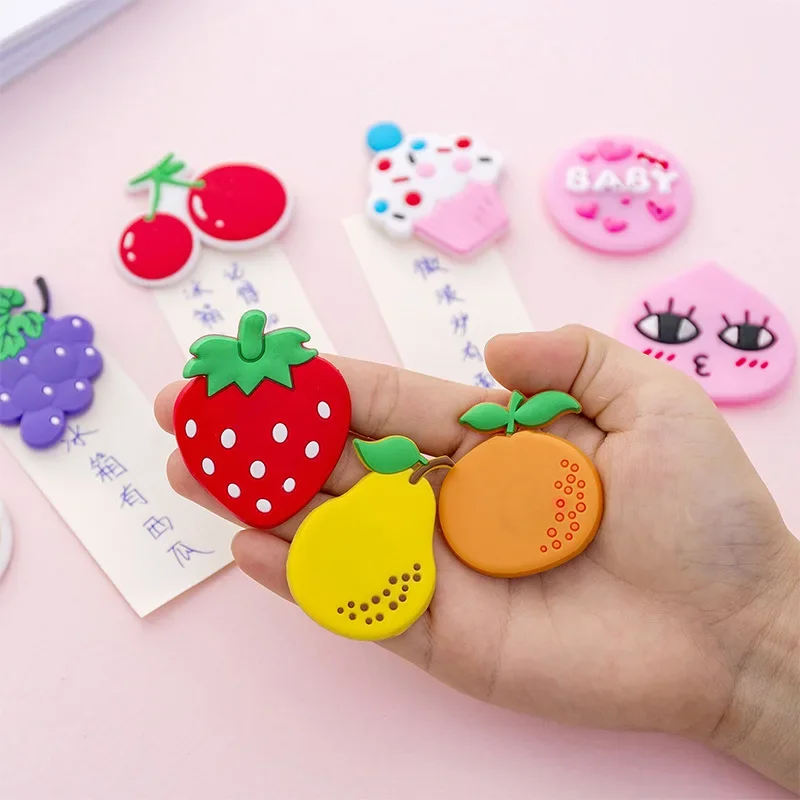 Kawaii Cartoon Fruit Sticker Magnet Fridge Magnets Decor for Refrigerator Children Magnets Message Board Magnet Home Decoration