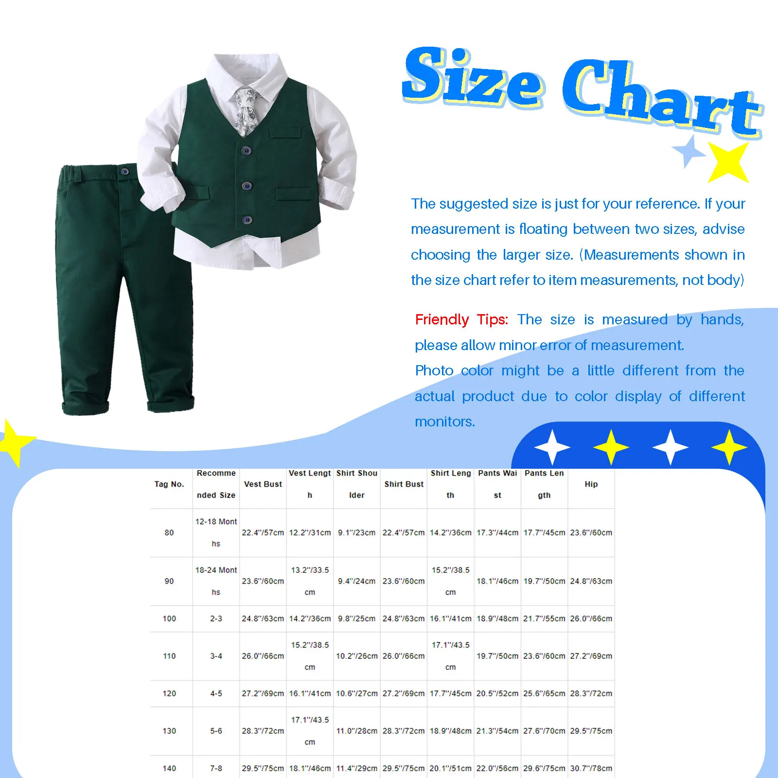 Boys Suits Gentleman Tuxedo Bow Tie Shirt Suit Vest Pants 4 Pcs Chic Toddler Baby Clothes Gentleman Outfit for Baptism Birthday