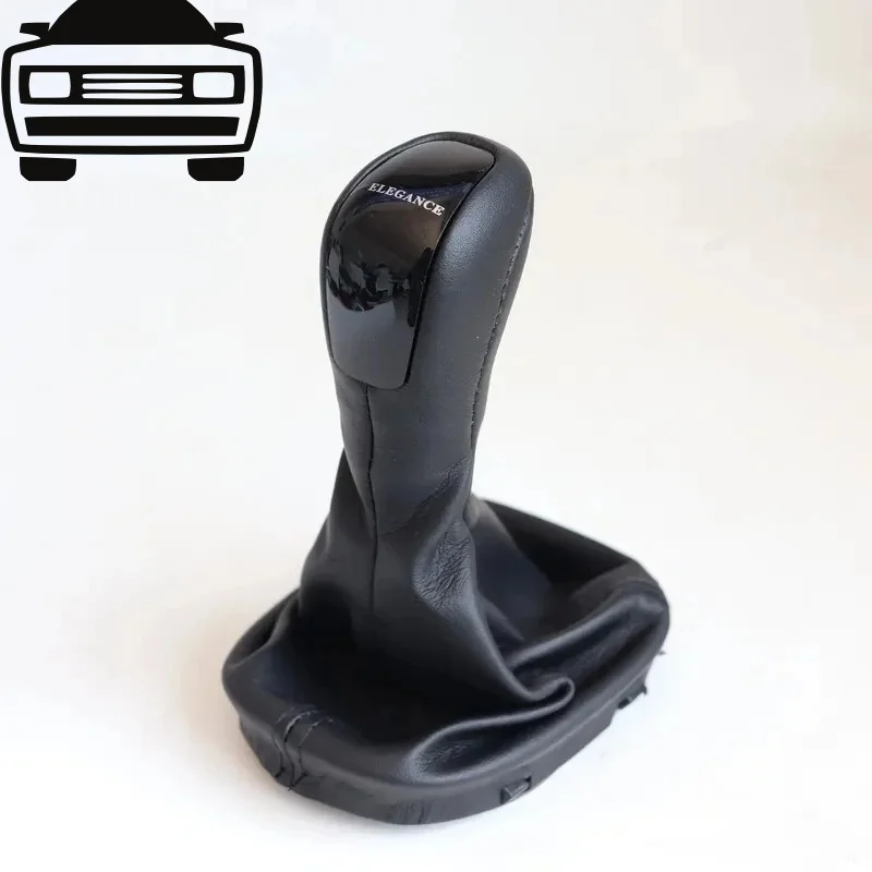 

For Leather-Wrapped Gear Shift Handle for Automatic Transmission Shift Knob Compatible with Mercedes-Benz W203 Gear Shift Lever