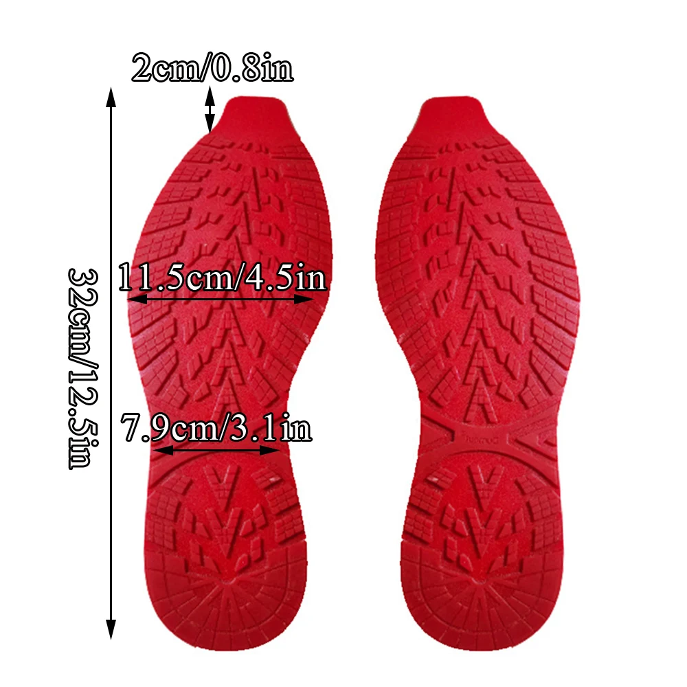 Full Shoe Sole Wear-resistant Rubber Repair Outsoles Anti-slip Rubber Shoes Pad Shoe Care Bottom Patch Shoes Sole Repair Sticker