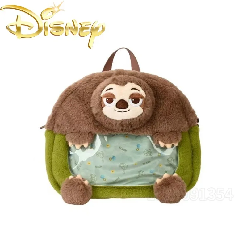 ديزني Zootopia حقيبة ظهر شفافة جديدة الكرتون فتاة أفخم على ظهره أفخم دمية المرأة حقيبة ظهر عصرية غير رسمية جودة عالية #3