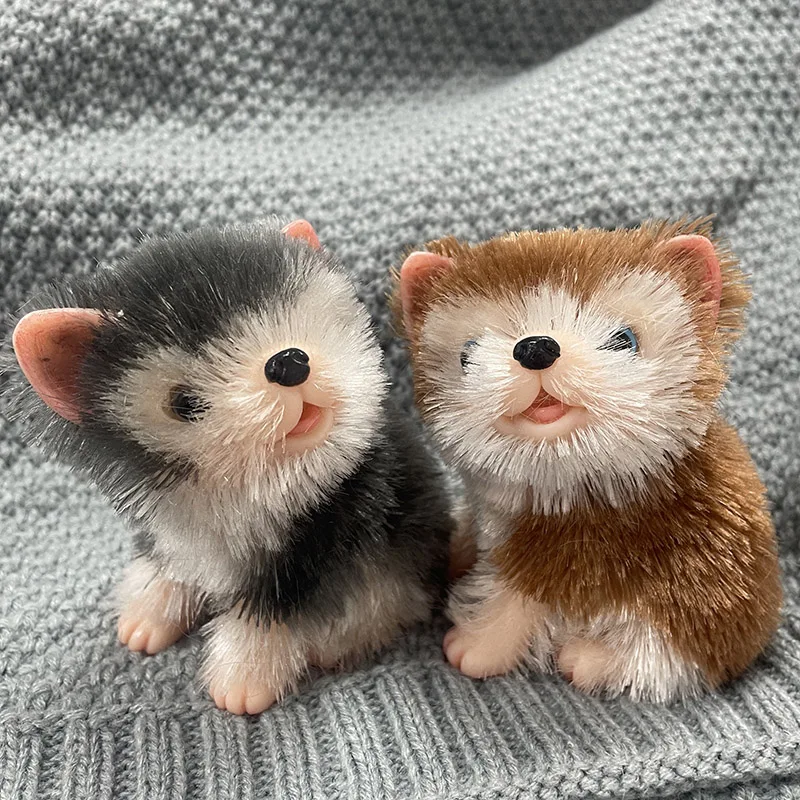 5Inch Realistic Full Body Soft Silicone Reborn Animal Doll Implanted Hair Toy Xmas Gift Collector’s Collections