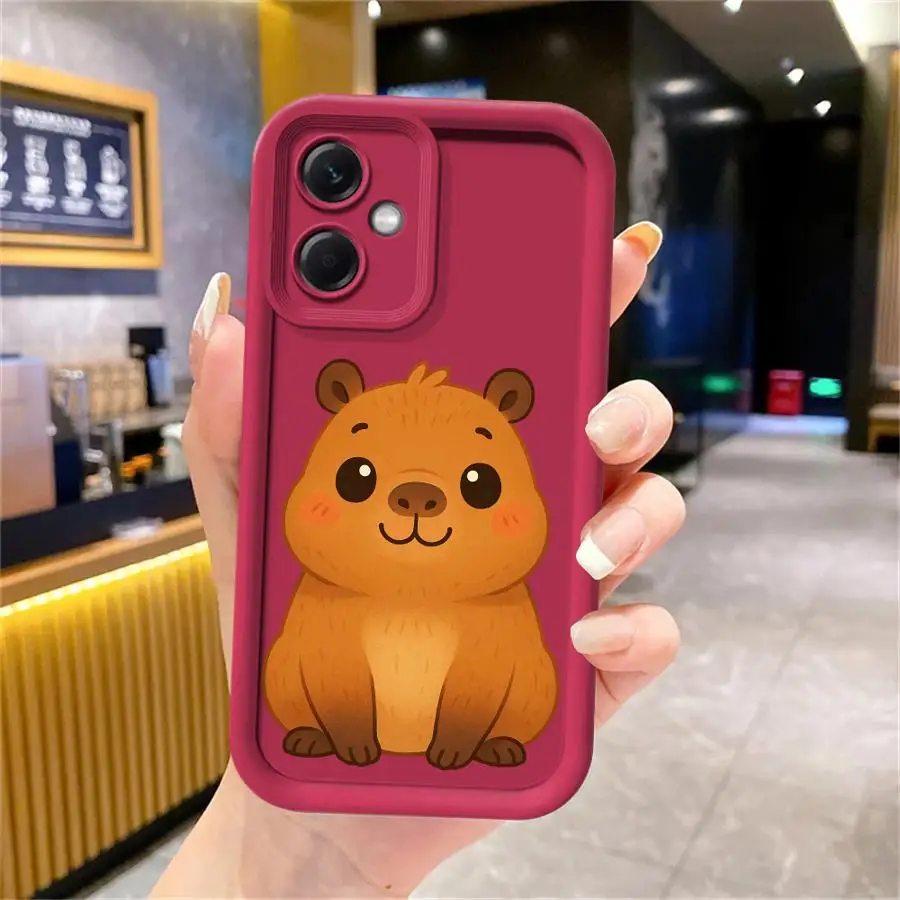 

Cute Capybara Cartoon Case for Xiaomi Redmi 10C A3 A5 12C 9C 9T 10A 14C 9A 13C A2 A1 Plus Soft Cover