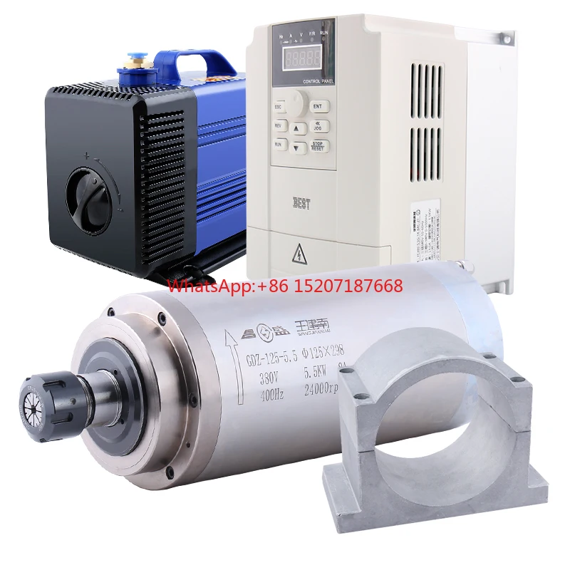 

Water Cooled Spindle Set Motor 5.5KW Changsheng Generator Set For Woodworking Engraving