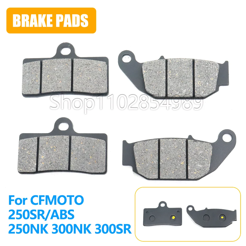For CFMOTO 250SR ABS CF 250NK 300NK 250SR 300SR Motorcycle Accessories NK SR 250 300 Front Rear Brake Pads