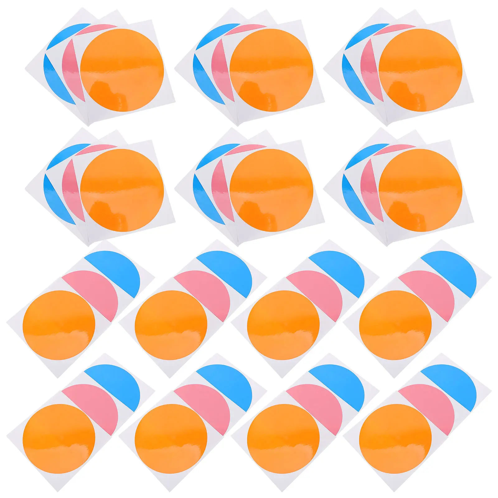 60Pcs Waterproof Writable Circle Stickers Round Carpet Dots Floor Spot Markers for Classroom Teacher Supplies Training