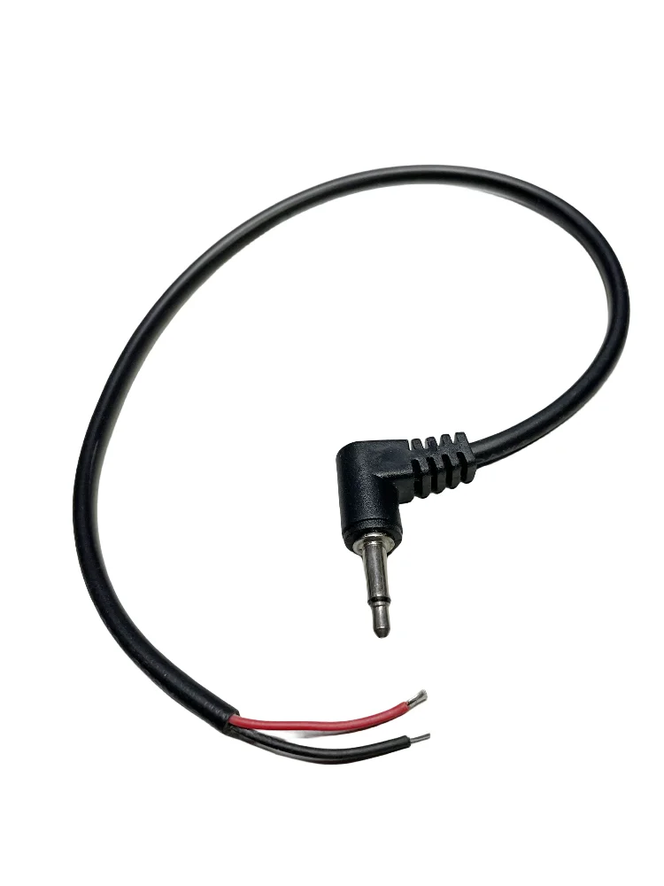 Mono 3.5 Mm Audio Public Interface 2-cored Soldered Tin Wire Semi-finished Elbow 90 ° Right Angle Audio Wire