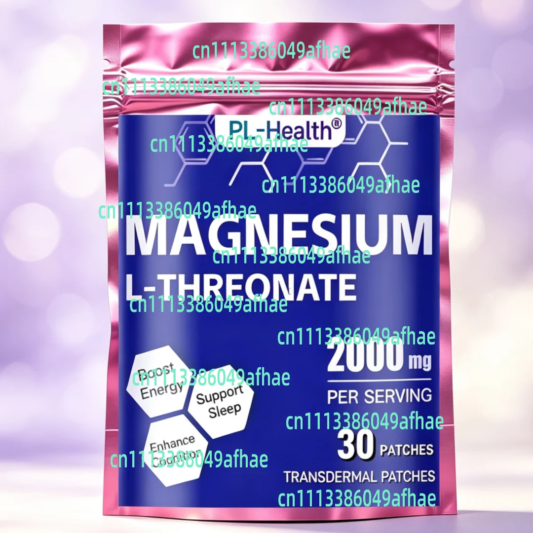 30 Patches Magnesium L-Threonate Transdermal Patches for Cognition and Energy Support