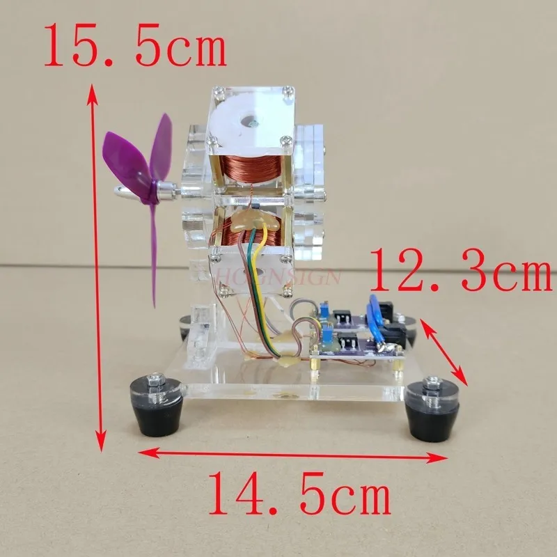 Physics teaching instrument Brushless motor model 4 coil Hall motor 12v high speed motor strong magnetic ironless