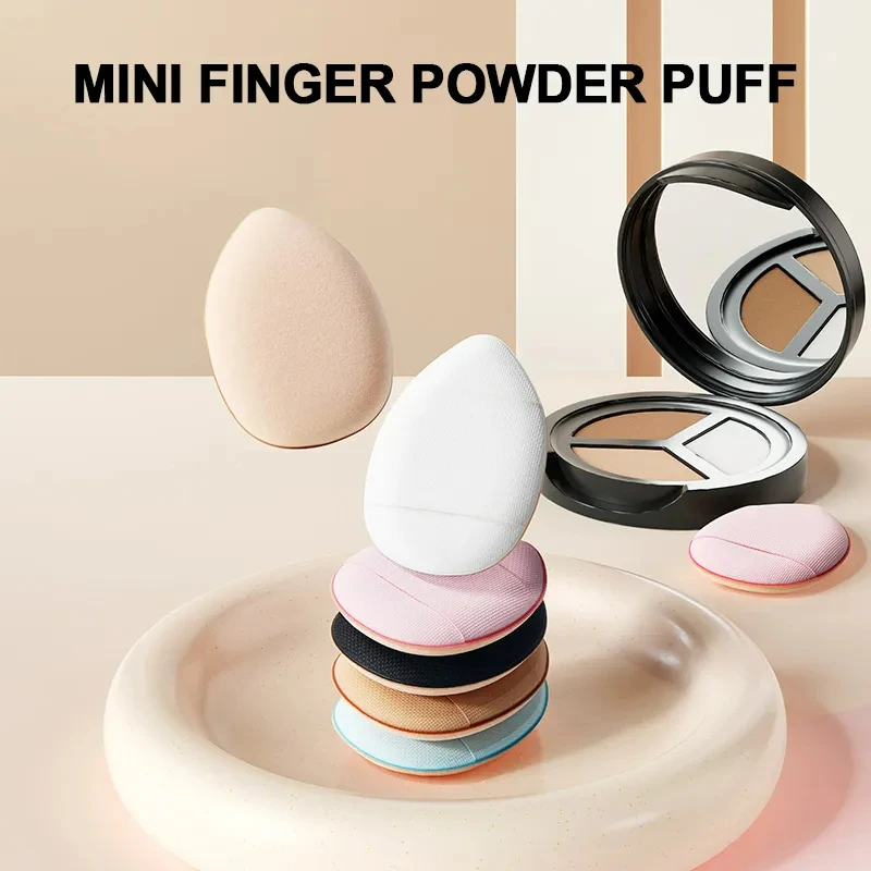 إسفنجة مكياج صغيرة للأصابع ، أساس كونسيلر ، تفاصيل نفخة ، وسادة هواء الإبهام ، نفخة تجميلية ، أداة مكياج ، مقاس ، 5 قطعة ، 10 قطعة ، 20 قطعة