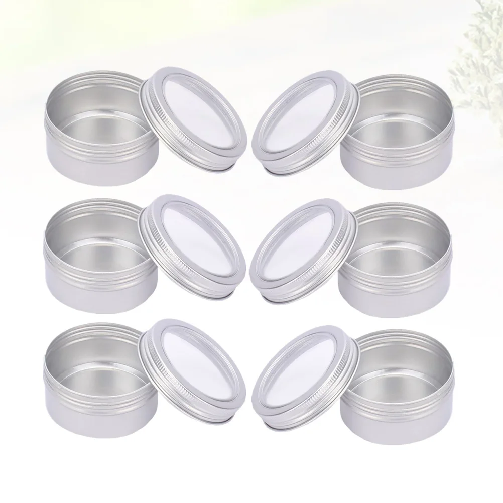 

6 Pcs Mini Aluminium Can Open The Window 68*35CM Cosmetics Container