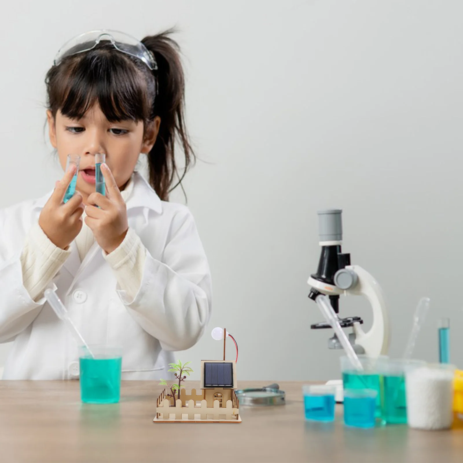 

1Set Solar Garden Light Science Kit Easy DIY Solar Lamp Assembly Educational Physics Learning Project DIY Science Projects