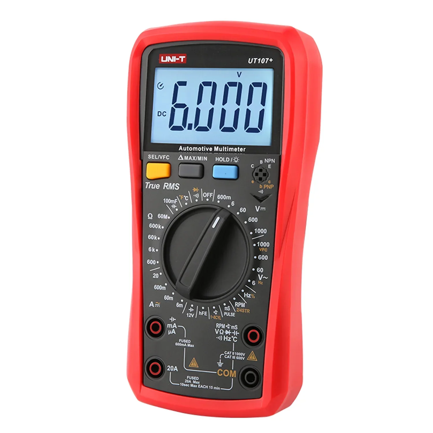 UNI-T UT105+ UT107+ Automobile Multimeter High Precision True RMS Automobile Automatic Range Actual Value Digital Multimeter.